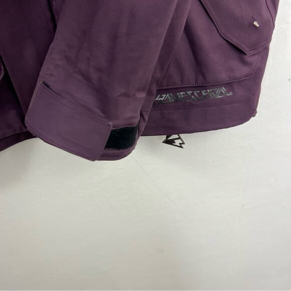Homeschool With Teeth Purple Ski Snowboarding Shell Jacket Size Large - Picture 9 of 16